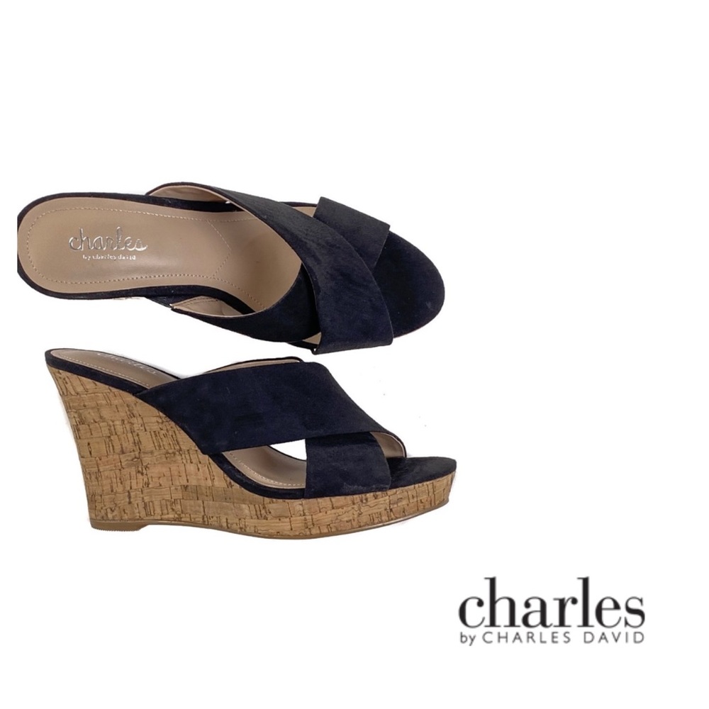 NWOB Charles David Latrice Wedge Sandals